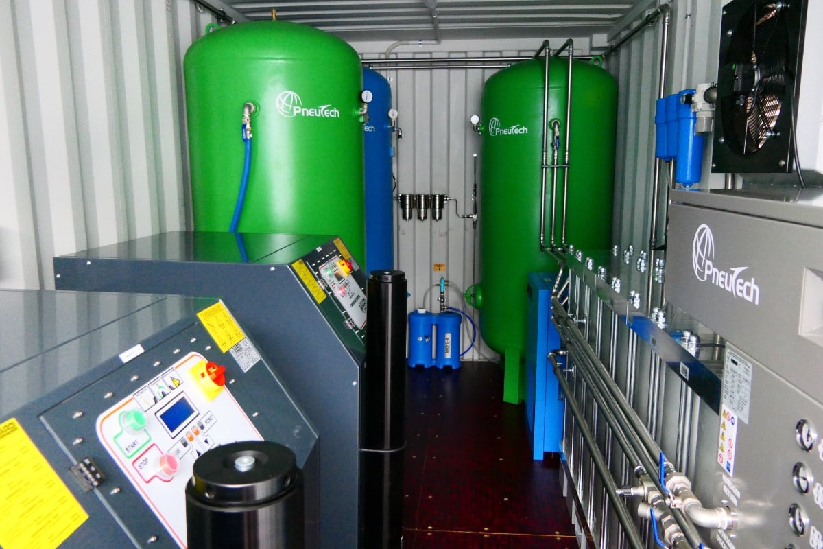 Nitropak nitrogen generator package for Autobend