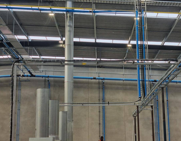 Calculate the right diameter for your ring main compressed air system
