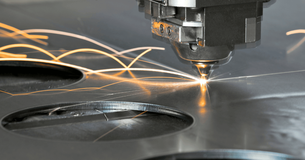 The laser cutting process