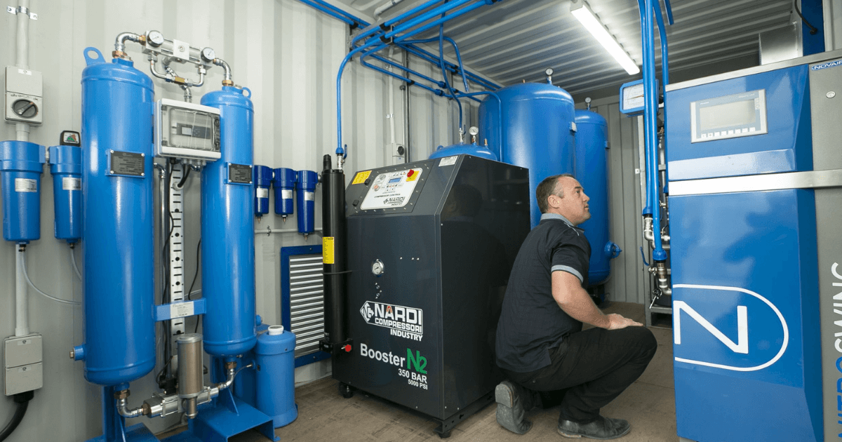 On-site nitrogen generator by Industrial Air Systems