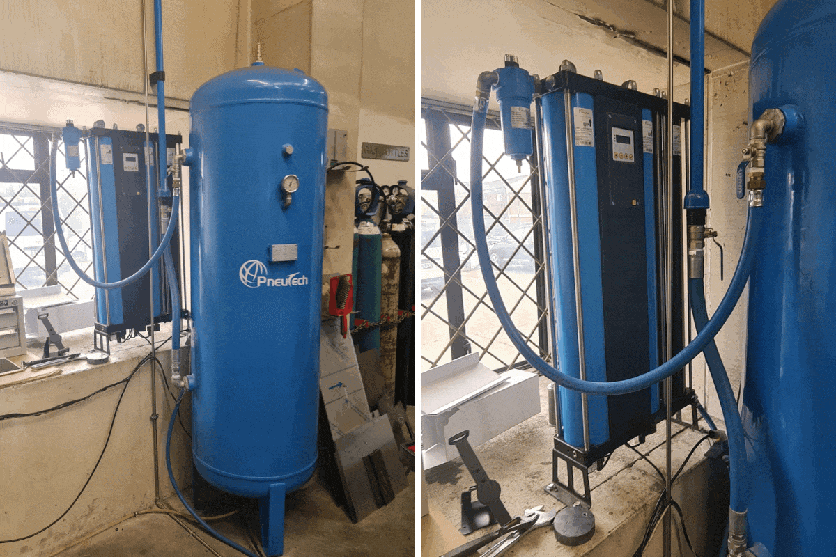 AirAssist compressor for laser cutting Industrial Air Systems