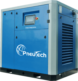 Variable-speed permanent magnet air compressor