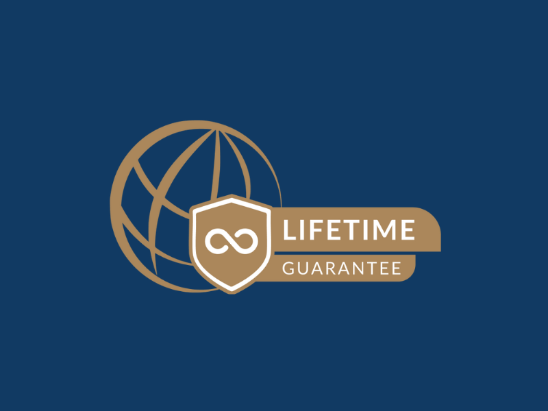 Lifetime Guarantee on selected air compressors