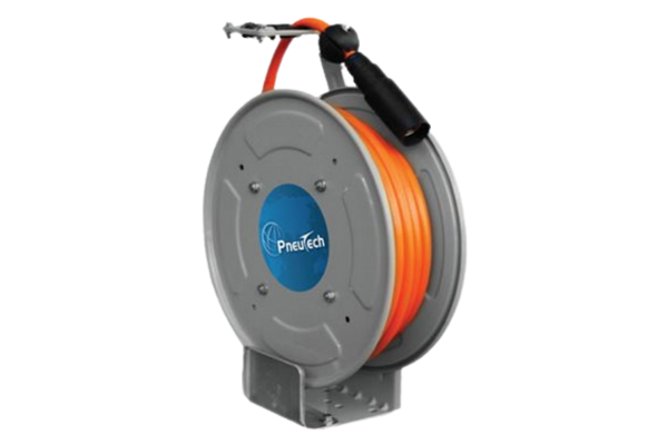 Compressed air hose reel