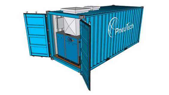Containerised nitrogen generator by Industrial Air Systems