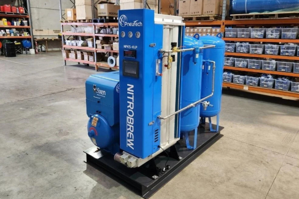 Nitrogen Generator installation for Three Boys Brewery